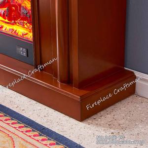 Chimenea Eléctrica Portátil Independiente con Luz LED para Interiores, <span class=keywords><strong>Estufa</strong></span> de Leña Sintética con Repisa de Resina en Venta - Product Image 2