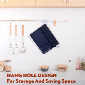 Reposador de Utensilios de Cocina de Silicona Resistente al Calor - Soporte Multifuncional Antideslizante para Cucharas y Espátulas - Product Image 4