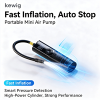 Pompe à air portable Kewig pour moto, véhicule électrique, locomotive, gonflage automatique des pneus