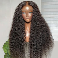 Brésilien Remy cheveux vague d'eau dentelle avant perruque longue longueur sans colle dentelle bébé cheveux couleur naturelle avec des cheveux de bébé noir femmes perruque