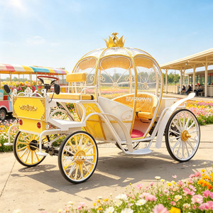 Carroza de Cenicienta de Hierro Resistente, Carroza Real de Princesa para Decoración Comercial a Gran Escala en Días Festivos - Product Image 1