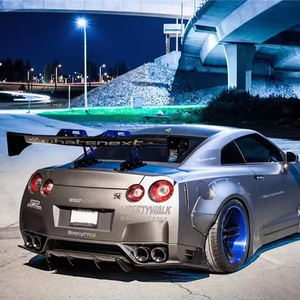 For Nissan <strong>GT</strong>-R Carbon Fiber <strong>Spoiler</strong> GTR35 Upgraded LB Style Carbon Fiber <strong>Spoiler</strong> Rear <strong>Spoiler</strong> Wing - Product Image 2