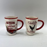En céramique tasse à café avec porte-biscuits