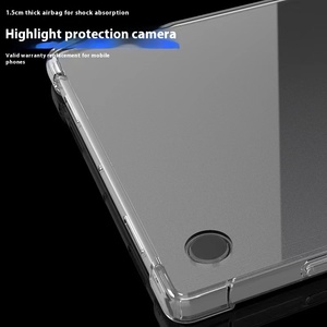 Étui de <span class=keywords><strong>protection</strong></span> souple en TPU pour <span class=keywords><strong>tablette</strong></span> <span class=keywords><strong>Samsung</strong></span> Galaxy Tab A9 A9 Plus A8 S9 Étui transparent antichoc pour <span class=keywords><strong>tablette</strong></span> - Product Image 2