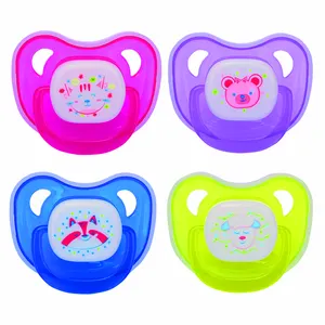 Wholesale Baby Pacifier Custom Food Grade Silicone Pacifier Newborn Coaxing Sleep Artifact Orthodontic Pacifier With Dust Cover