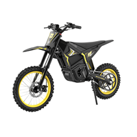 Электрический кроссовый мотоцикл EM04PRO 5500W, скорость до 96 км/ч, среднеприводный, с полной подвеской, гидравлическими тормозами, аккумулятором 60В 27Ач, увеличенным запасом хода, внедорожными шинами