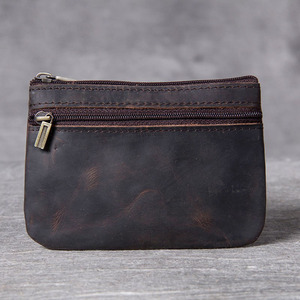 Portafoglio Mini portamonete Retro da uomo e donna nuovo stile Ultra sottile porta chiavi patente - Product Image 6