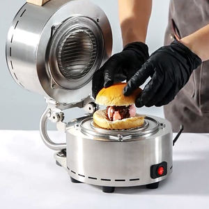 Machine à panini d'usine chinoise, machine à sandwichs glacés à la brioche commerciale, presse à panini gelato avec CE à vendre - Product Image 1