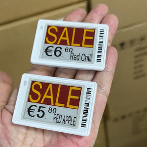e ink 1.8 inch generic eink Digital price tag E-ink Epaper ESL Wifi Electronic Shelf Label pound price tag Supplier wholesale - Product Image 1