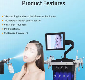 14 in 1 macchina per la microdermoabrasione a vapore per il viso con estetica professionale per macchina escolata a getto diamantato - Product Image 3