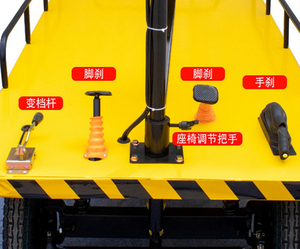<span class=keywords><strong>Camion</strong></span> à plate-forme à entraînement électrique avec siège, chariot à batterie à 4 roues, transporteur de fret électrique de 1 tonne - Product Image 5