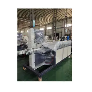 Máquina cortadora de hojas de papel, con cinta transportadora y contador automático