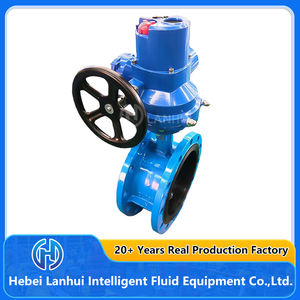 Actionneur électrique pour vanne <span class=keywords><strong>papillon</strong></span> en fonte ductile haute performance LANHUI de 3 pouces pour l'eau/l'huile/le gaz/l'air, modèle DN50-DN300 - Product Image 3