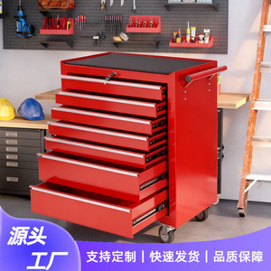 Mobile <b>Tool</b> Cabinet With 5 <b>Drawers</b> 360 Degree Swivel Casters For Auto Repair Workshop - Product Image 3