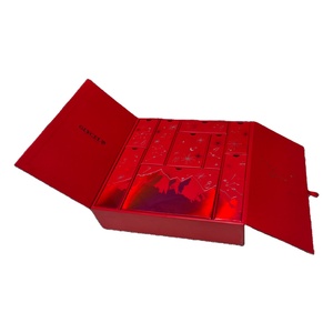 Boîte <span class=keywords><strong>cadeau</strong></span> <span class=keywords><strong>de</strong></span> luxe à double porte personnalisée avec logo Pulida 2025, calendrier <span class=keywords><strong>de</strong></span> l'avent <span class=keywords><strong>de</strong></span> Noël vide personnalisé pour 12 ou 24 jours, emballage pour biscuits - Product Image 5