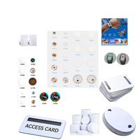 RZX Offre Spéciale – Jetons RFID NFC PVC ronds personnalisables (20mm, 23mm, 25mm, 26mm, 29mm, 30mm) – Mini Cartes Intelligentes RFID