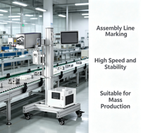 Machine de marquage laser UV ANTIAN, directement de l'usine, haute résolution, laser UV industriel pour la traçabilité et le codage de données variables