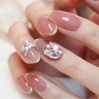 Senboma — presse à ongles complète, pierre de rhinine, cristal