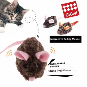 For Plush Eco-friendly Cat <strong>Toy</strong> Simulation Sounding Bird Mouse <strong>Parrot</strong> Hedgehog Cricket Teasing Stick Grinding Teeth - Product Image 4