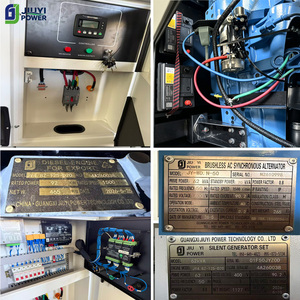 Jiuyi YC ชุดเครื่องกำเนิดไฟฟ้าดีเซลแบบเงียบ, 100kva 62kva 50kva 30kva 40kva ความเร็วต่ำ50/60Hz 1800 rpm - Product Image 6