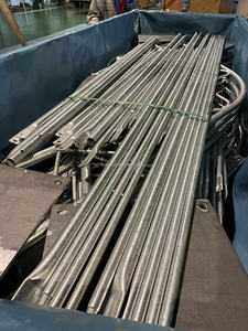 Abri portable industriel avec structure en acier galvanisé, bâche imperméable, résistant au vent et à la neige, tailles personnalisées pour le stockage - Product Image 3