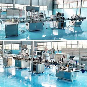 Línea de Producción de Llenado de Botellas de Líquido, Champú y Jarabe Seco, Máquina de Envasado y Tapado Lineal de Escritorio - Product Image 2