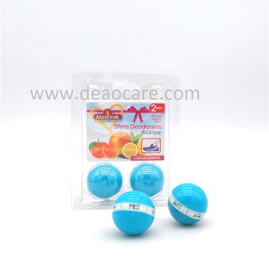 2 stuks Blister Verpakking Sneaker Bal Luchtverfrisser Schoen Geur Eliminator Deodorizer - Product Image 3