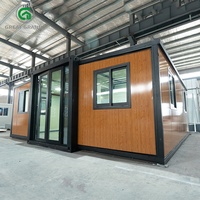 Maison conteneur modulaire préfabriquée extensible de 20 pieds, type « Granny Flat », 1, 2, 3 ou 4 chambres, avec cuisine et salle de bain