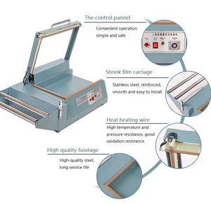 L Bar Manual POF PVC PP Film Wrap Bag Box Cutting Sealer Sealing Machine for <b>Shrink</b> Tunnel Machine <b>Shrink</b> Sleeve Cutter - Product Image 6