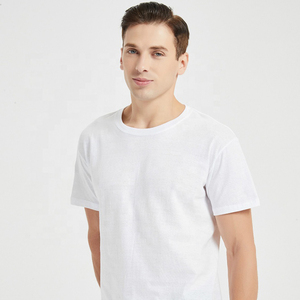 Maglietta in Cotone Bianco Economica 100% Cotone Collo Tondo Casual 150gsm <span class=keywords><strong>SML</strong></span> 0,99USD per Promozioni Elettorali e Pubblicità - Product Image 6