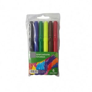 Stylo à eau personnalisé avec logo, papeterie, stylos à pointe en fibre, couleurs variées, lavables, marqueur de graffiti pour enfants - Product Image 2