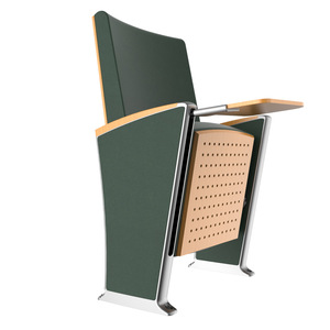 Sillas Plegables para Teatro, Auditorio, Sala de Conferencias, Iglesia, con Mesa y Portapapeles, Venta al Por Mayor de Fábrica - Product Image 5