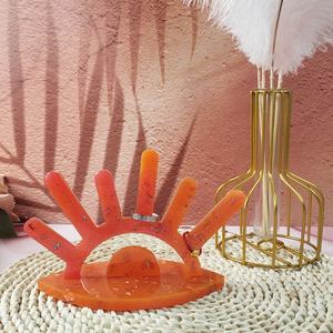 Moules de coulée en résine faits à la main pour le bricolage Ins Style ornements décoratifs X0427 moule d'ornements d'oeil en Silicone pour outils de gâteau - Product Image 3