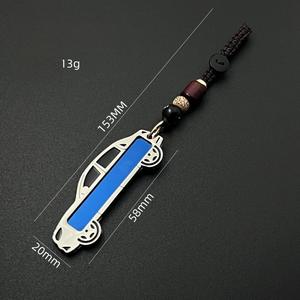 Portachiavi in Metallo con Incisione Laser Personalizzabile, Targhetta Antifurto in Acciaio Inossidabile per <span class=keywords><strong>Auto</strong></span> - Product Image 6