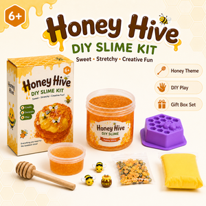 Kit de Slime DIY de Colmena de Miel al por Mayor, Slime de Miel Brillante con Dijes de Abeja, Molde de Panal, No Tóxico, Set de Regalo para Niños, OEM - Product Image 1