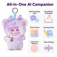 Série Colorful Sweetheart AI PVC Bean Bag Vinyl Blind Box Personnage Frozen Pendentif Poupée Intelligente Unisexe Cadeau d'Anniversaire Tous Âges