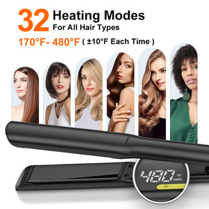 Réchauffeur rapide 480F Mch 2 en 1 lissage et boucleur fer à lisser <span class=keywords><strong>plat</strong></span> <span class=keywords><strong>professionnel</strong></span> avec logo personnalisé - Product Image 3