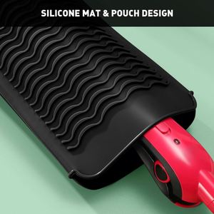 Alfombrilla de Silicona Grande Resistente al Calor para Viaje, Estilo Clásico, Ecológica, para Plancha de Pelo - Product Image 3