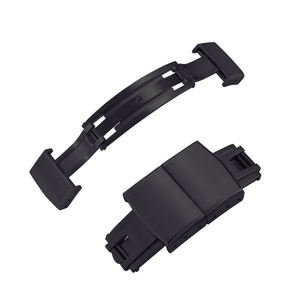 JUELONG CTS高級ステンレスダブル折りたたみ留め金<span class=keywords><strong>16mm</strong></span> 18mm FKMゴム時計バンドDepro-yantクラスプ - Product Image 3