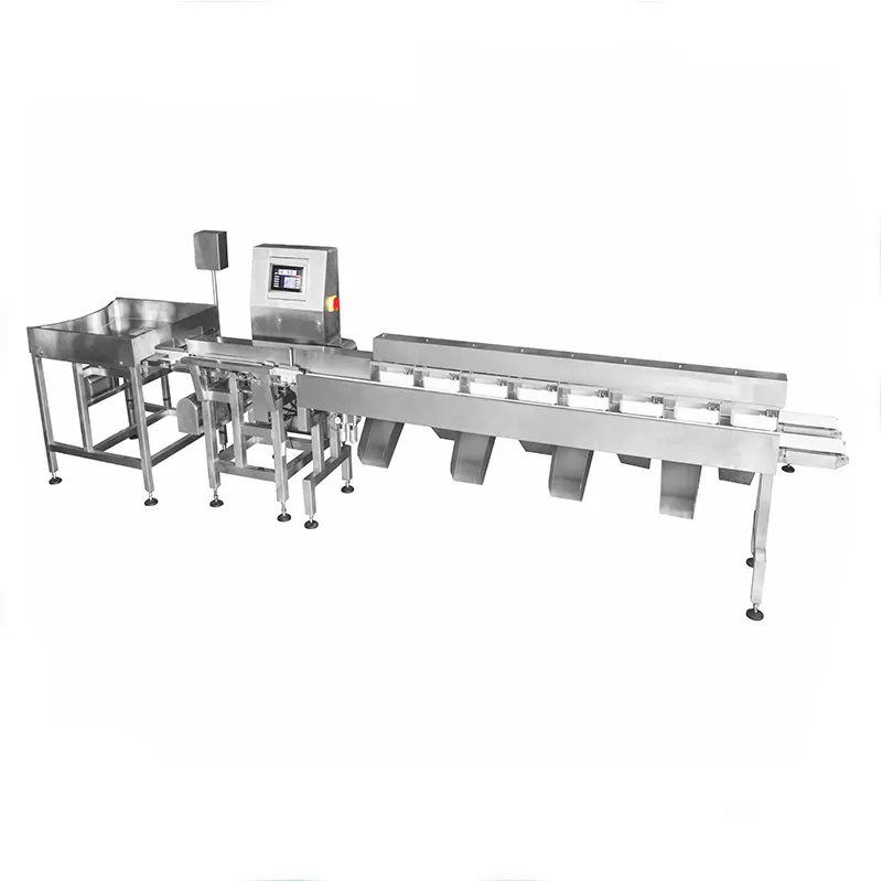High Speed Weight Checker And Sorting Machine Automatic Weight Sorting Machine For Small Food Products
