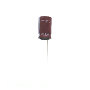 Condensateur traversant à allogage radial CAP ALUM 910UF 20% 50V TH EKYC500ELL911MK25S 910 uF – Distributeur agréé - Product Image 1
