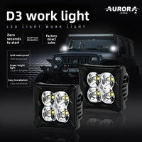 Luces Auxiliares para Automóviles, Luces para Parrilla de Camioneta, 12V/24V, Ultra Brillantes, de Alta Intensidad, Lámparas Todoterreno, Luz de Trabajo LED