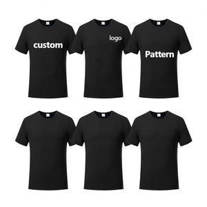 Camiseta de poliéster de punto de algodón con transferencia de calor para hombre, camiseta para campaña, impresión personalizada, transpirable, ecológica - Product Image 1