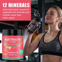 Poudre d'électrolytes pour boisson quotidienne, sachets d'hydratation, 6 électrolytes minéraux, sans sucre, compatible Keto, énergie, Halal