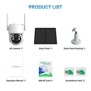 Tuya 4MP HD Năng Lượng Mặt Trời An Ninh Hệ Thống <span class=keywords><strong>Camera</strong></span> Không Dây Ngoài Trời Phát Hiện Chuyển Động Báo Động Đẩy 4G Năng Lượng Mặt Trời CCTV Máy Ảnh - Product Image 6