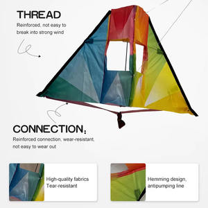 Cerf-volant plat personnalisé en gros Cerf-volant pour enfants Jouets d'extérieur Jouets de jardin pour enfants Cadeau - Product Image 3