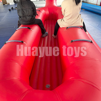 HUAYUE Offre Spéciale 10 personnes Double Tube Ocean Rider gonflable rouge Dragon Boat gonflable remorquable bateau jouet bateau banane