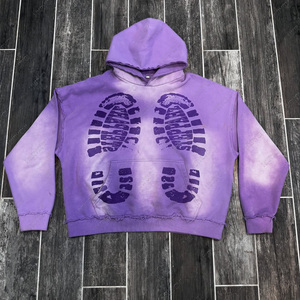 OEM Customizable 100% Cotton High Quality <b>Men's</b> Classic Winter Pullover <b>Hoodie</b> with Print & Embroidery Waterproof 370 Gsm <b>Fleece</b> - Product Image 1