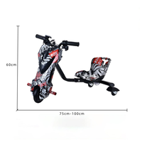 Trottinette Électrique Pliable 3 Roues 36V Smart Drift Trike avec Batterie au Lithium et Contrôle Électronique pour Adultes – Stock Usine