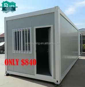 UPS 분리형 친환경 방수 저렴한 가격 20 피트 플랫 팩 중국 공장에서 조립식 모듈 형 컨테이너 하우스
